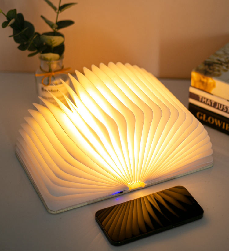 StarLighting Tech SL-BL001 Wireless Book Lamp - 68 Pages USB Rechargeable LED Reading Night Light